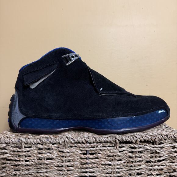 Nike Air Jordan 18 OG 2003 Black Sport Royal Size 10 305869-041 main image 5